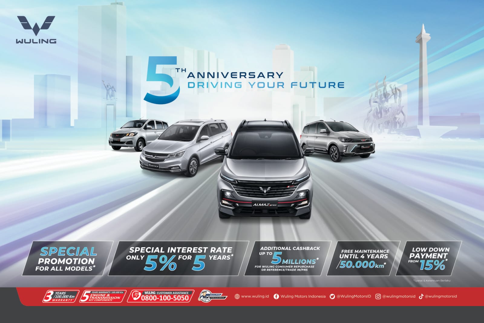 Promo PreBook Wuling Air EV | Wuling Cortez Dan Wuling Almaz 